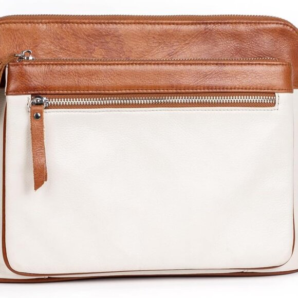 Handbags - Leather Crossbody Bag Women Small Stylish Multi-Pocket Purses Travel Shopping